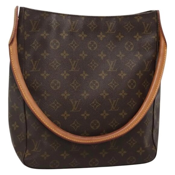 LOUIS VUITTON Monogram Looping GM Shoulder Bag M51145 LV Auth 138334 - Picture 1 of 16